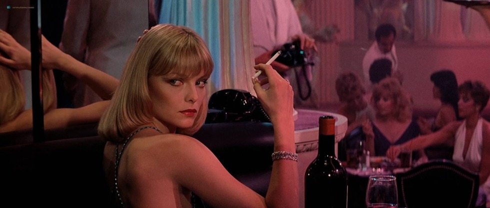 Tony Montana and Elvira Hankok