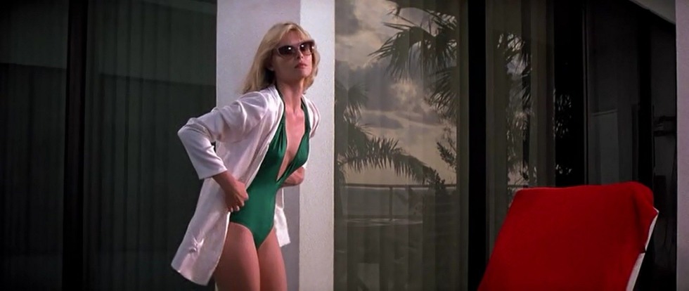 Tony Montana and Elvira Hankok