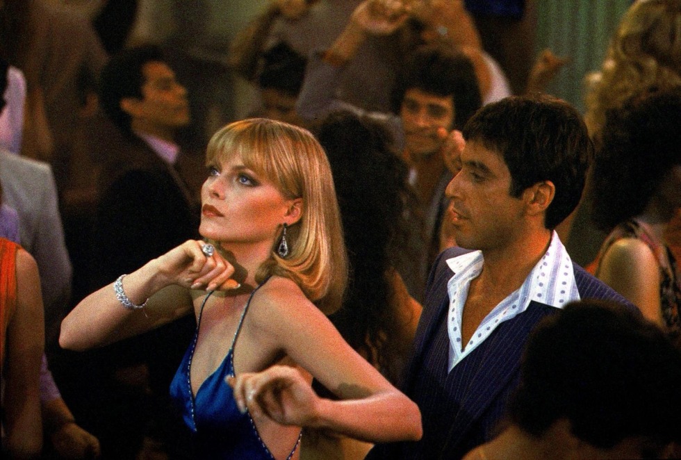Tony Montana and Elvira Hankok