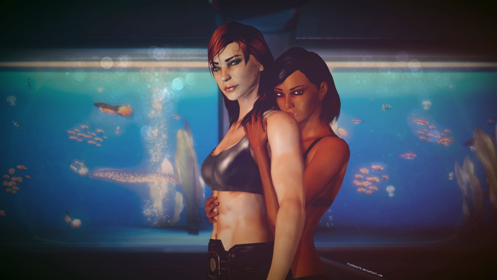 Mass effect 3 Shepard and Miranda