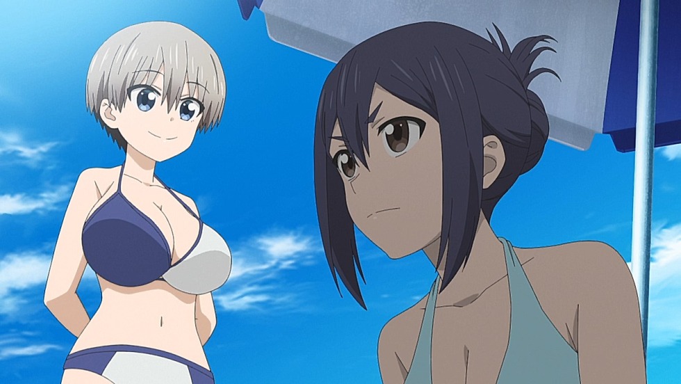 Uzaki Chan in a swimsuit
