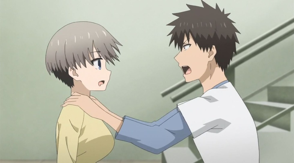 Anime uzaki-chan wa asobitai season 1 episode 1