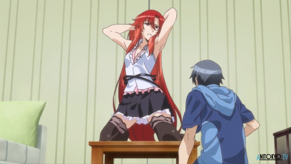 The girl kisses the guy in the back