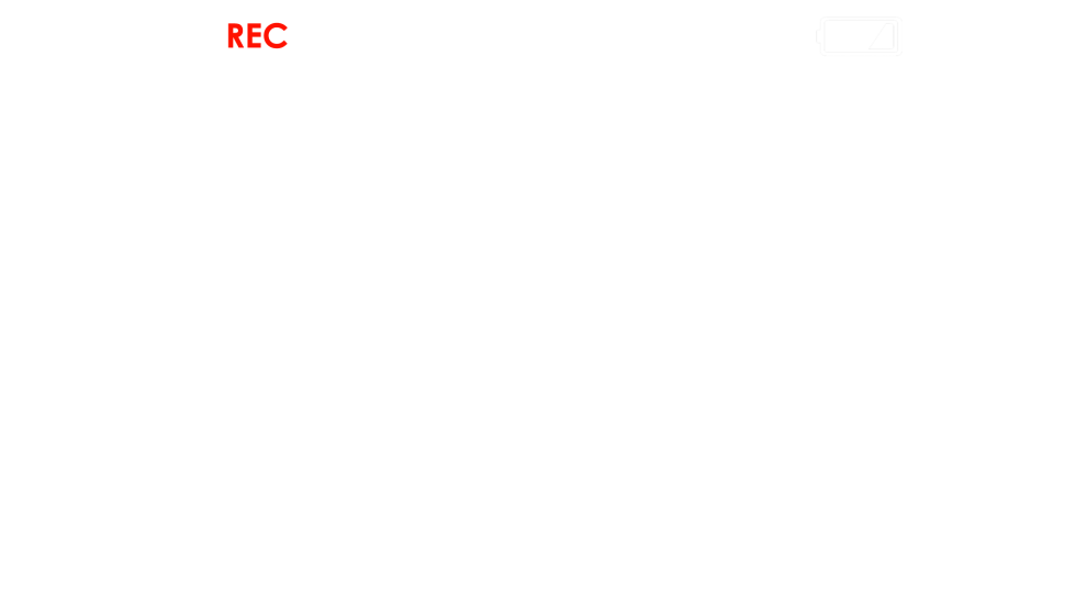 Frame of the viewfinder of the camera