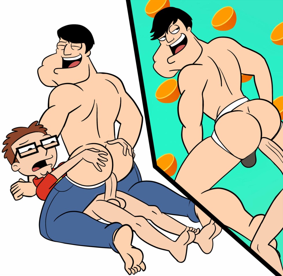 Yaoi hentai American dad Steve