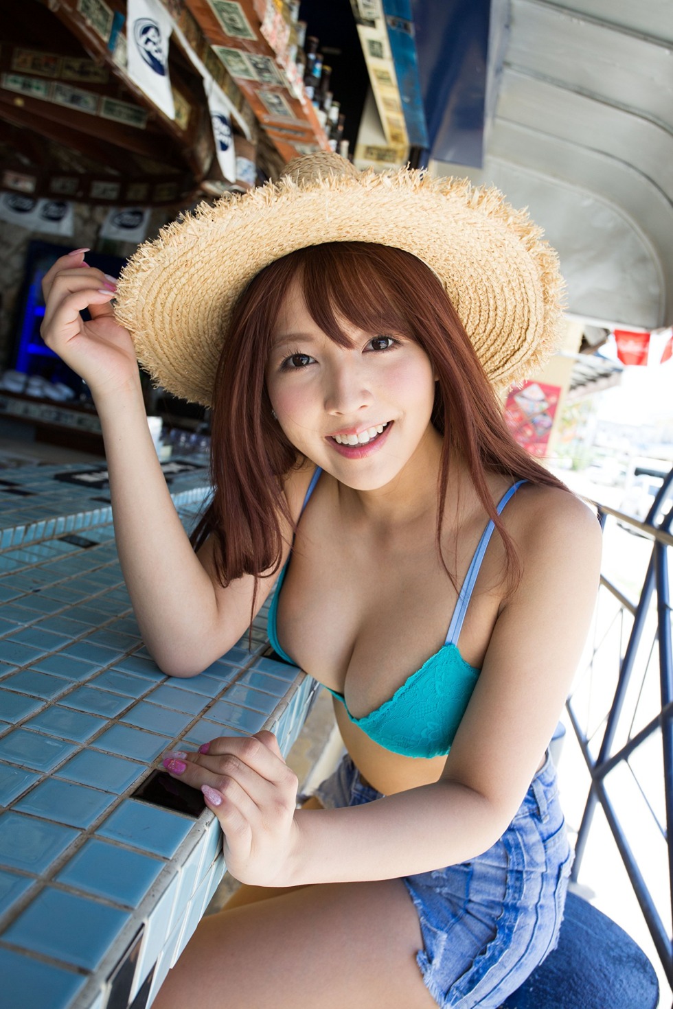 Shunka ayami in a swimsuit
