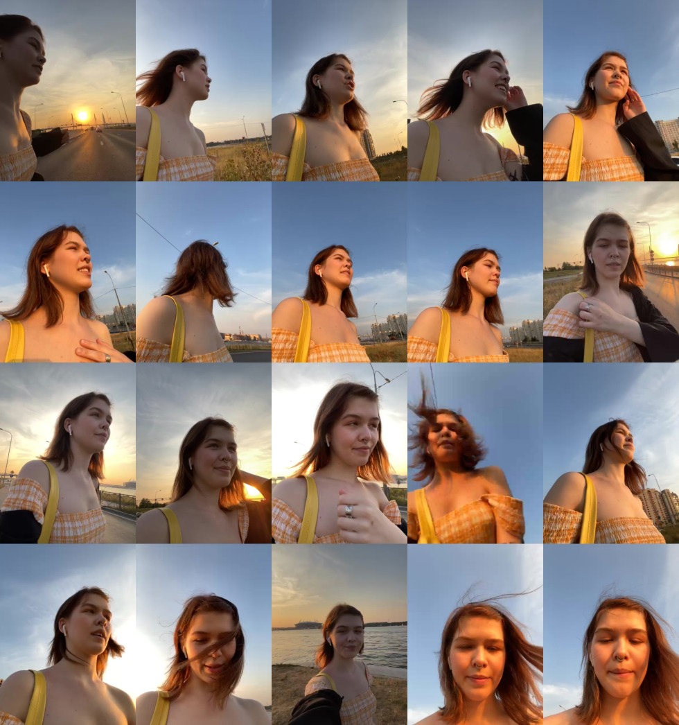 Masturbation in front of the webcam