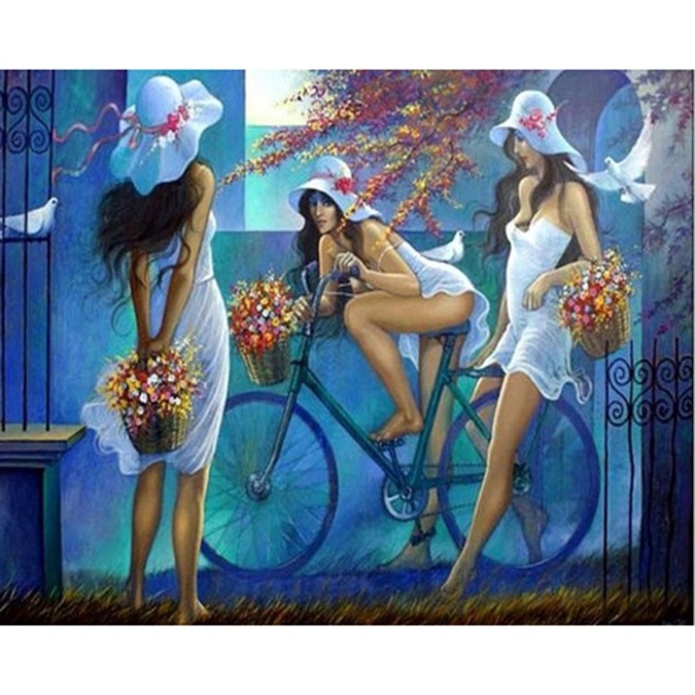 Modern paintings with a plot