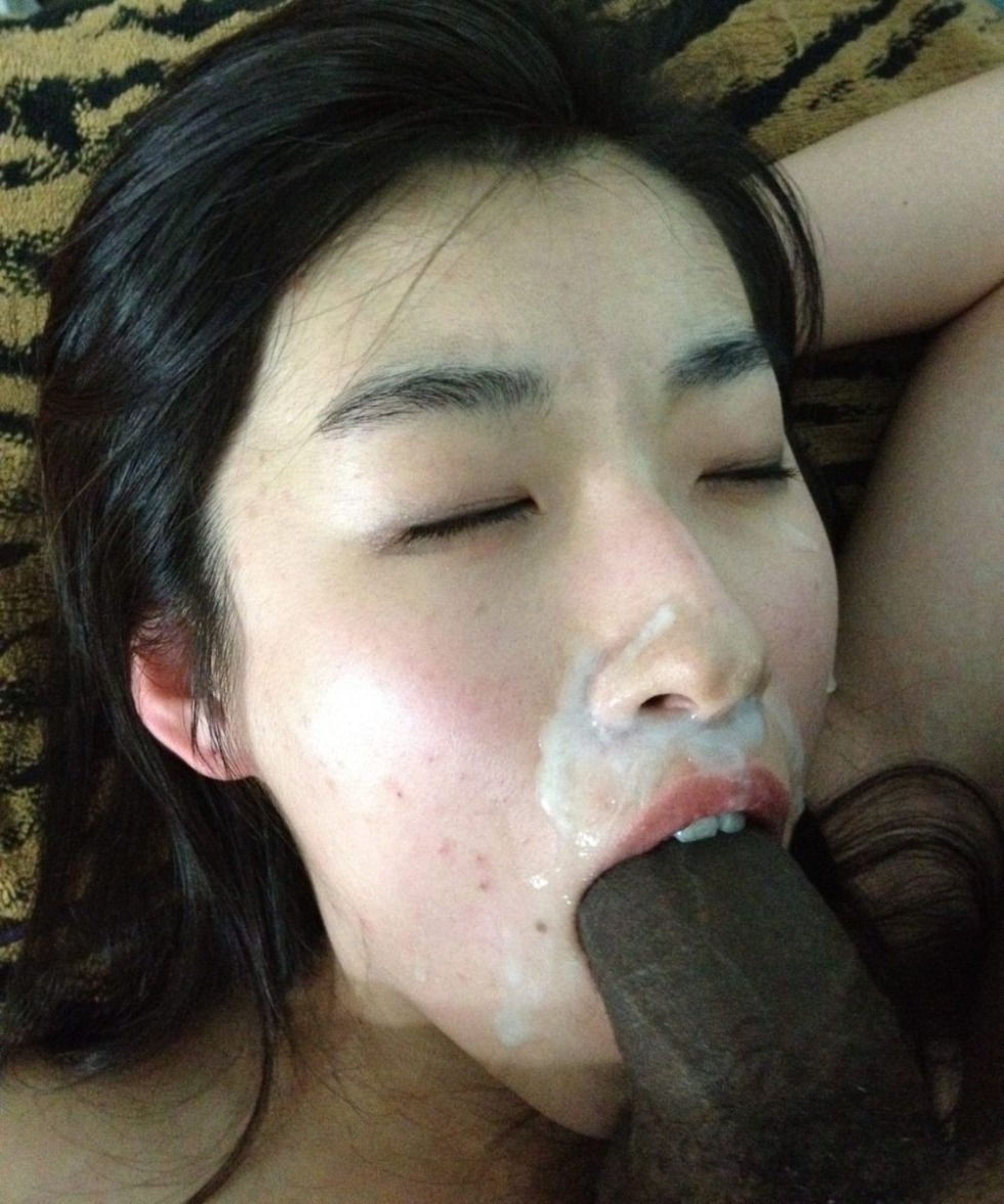 Japanese Asian Suck Big Black Cock Deepthroat