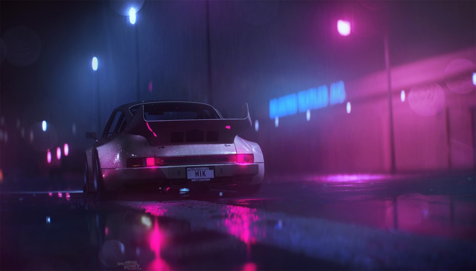Porsche 911 Neon