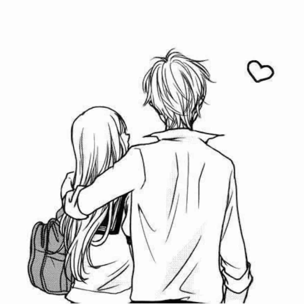 Anime pairs for sketching