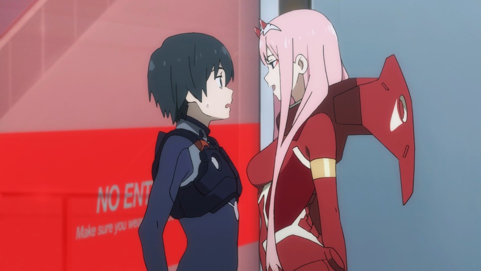 Darling in the Franxx 002 and Hiro