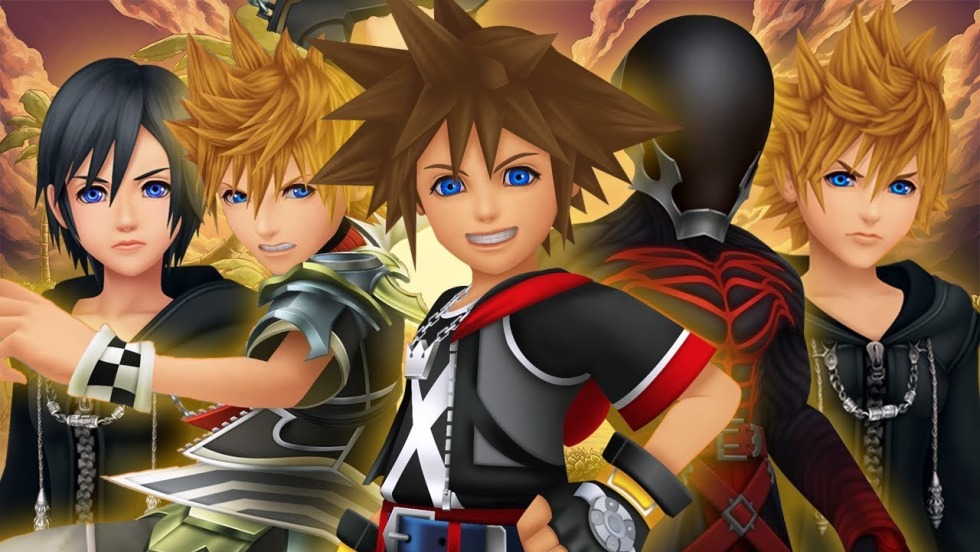 Kingdom Hearts Namine and Sora