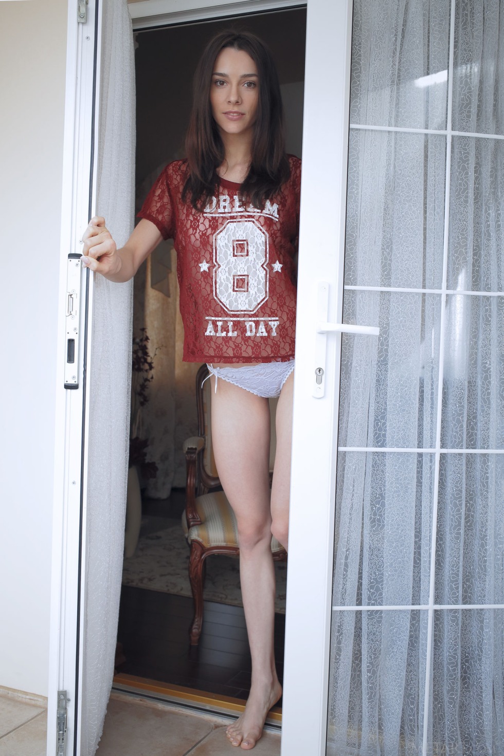 ADEL Morel and Olivia Feet in Ero clothes