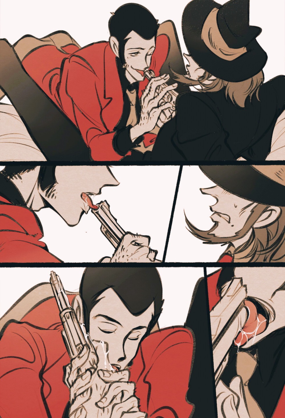 Lupin/zenigata yaoi