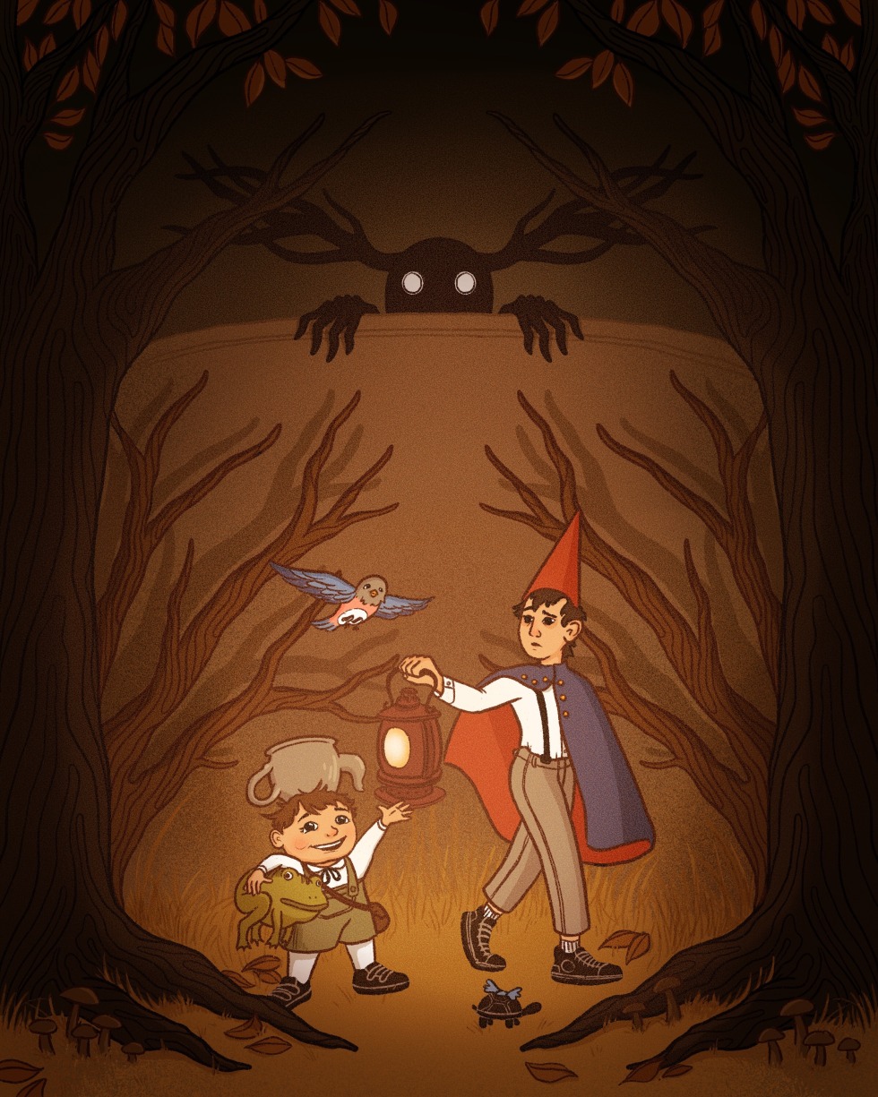 Fact stone on the other side of the hedge