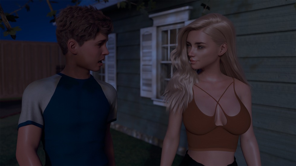 Passionate kisses in bed