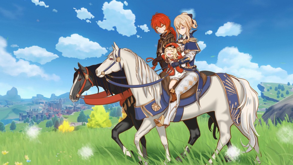 Jean X Diluc 18 Genshin Impact