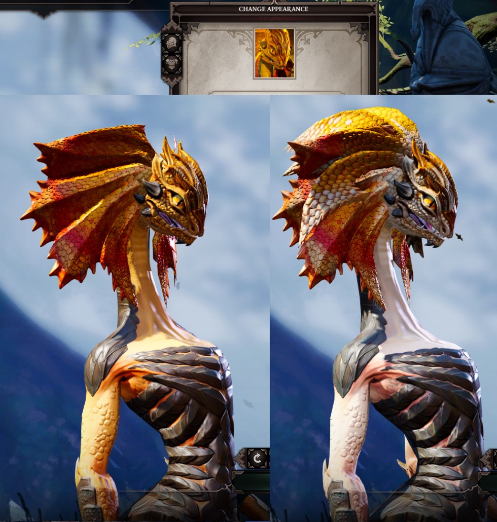 Divinity Lizard Female Art