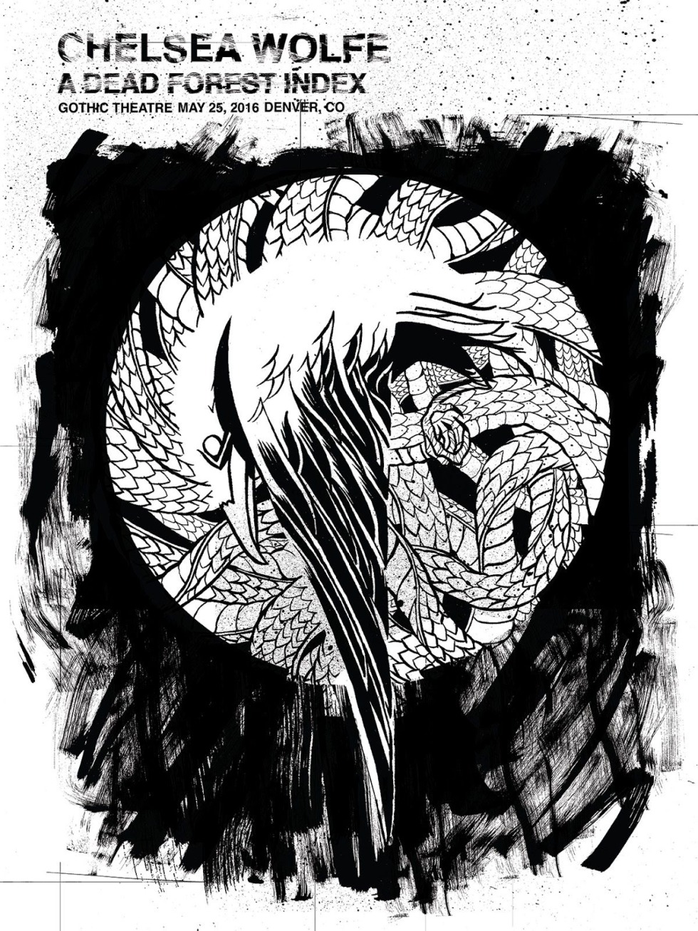 Chelsea Wolfe with a guitar