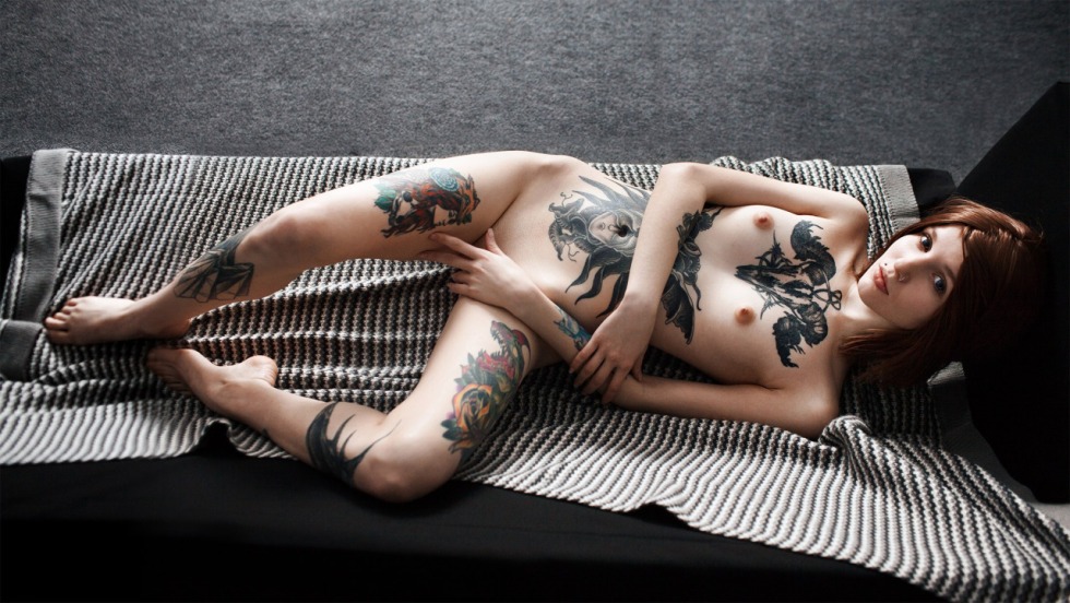 Alena Herman Tattoo model