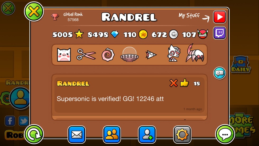Randrel Geometry Dash MoonLight