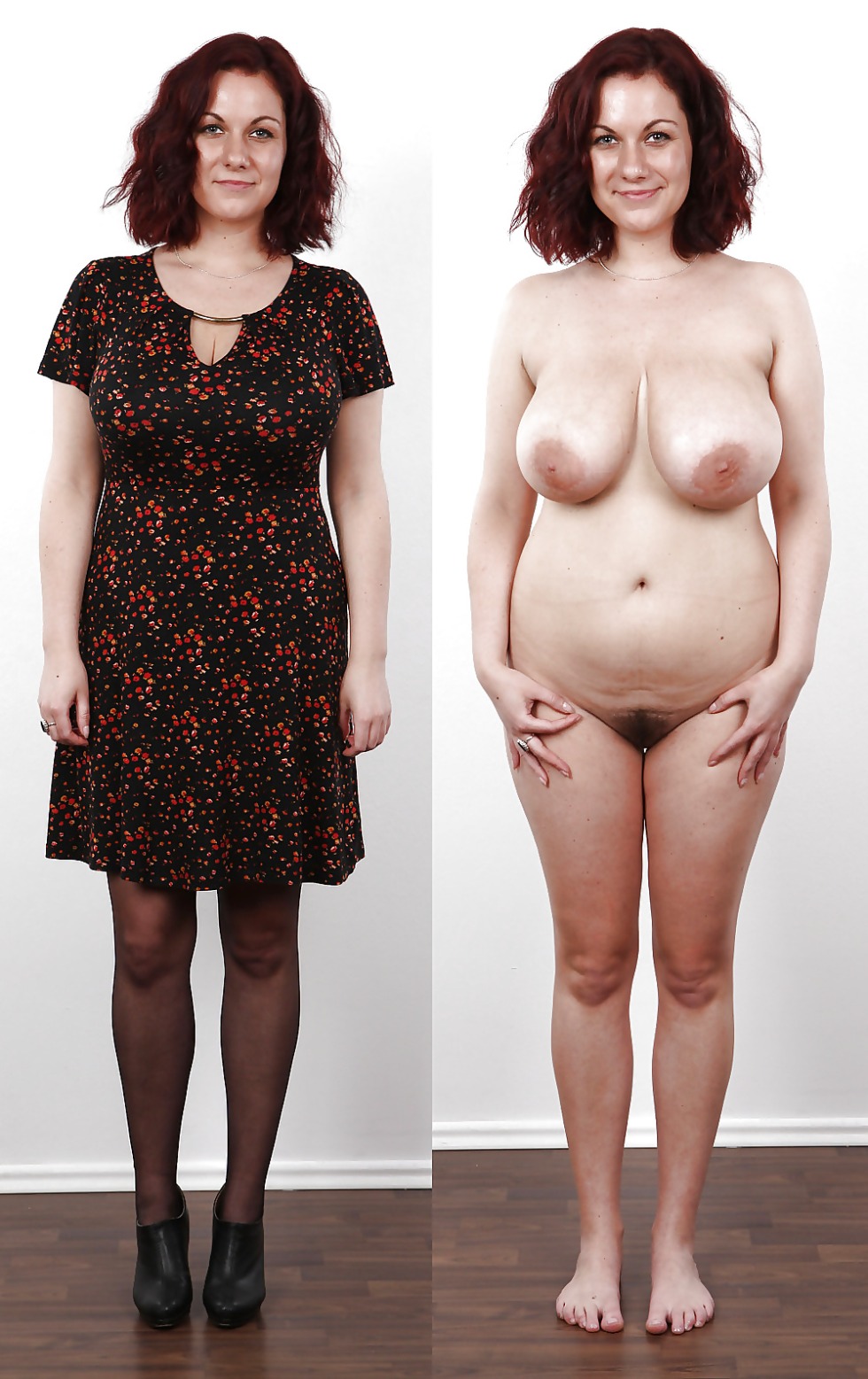 Naked women from different sides