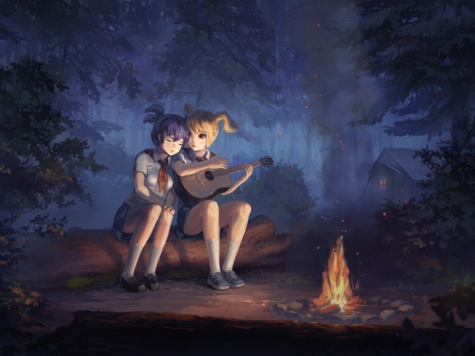 Infinite summer by the fire