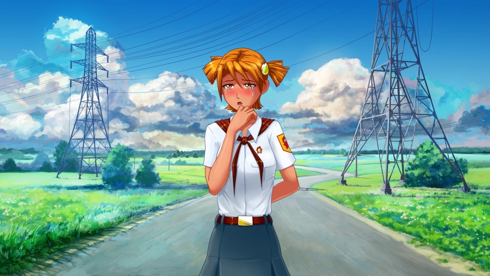 Alice Dvochevskaya is crying