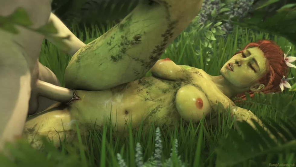 Naked poisonous ivy Batman Knight Arkham