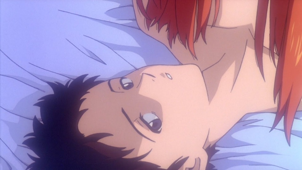 Evangelion Shinji and Aska in the hospital