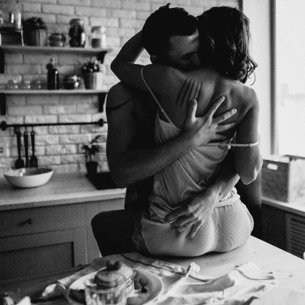 Passion on the kitchen table