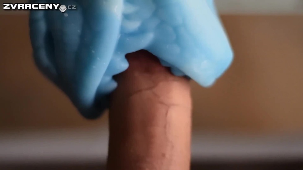 Horse phallimitator in the ass