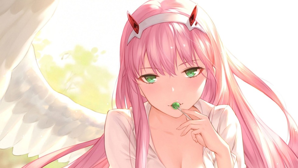 Zero Two Ahegao Art