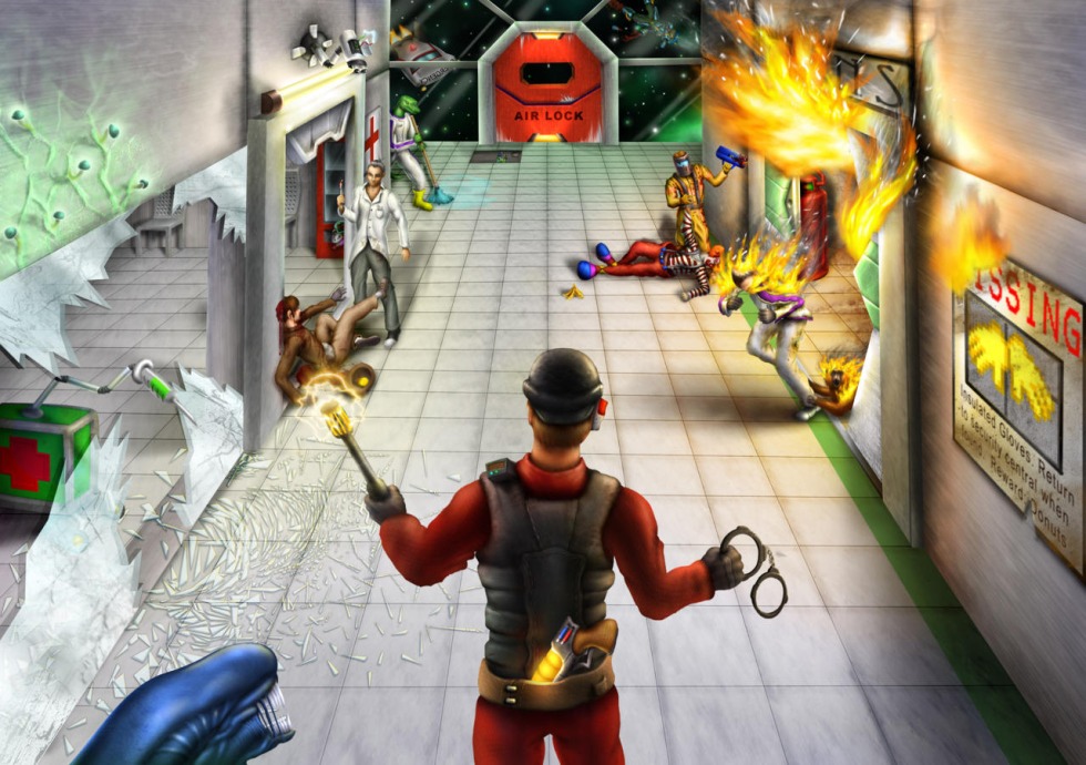 Space Steashen 13 clown