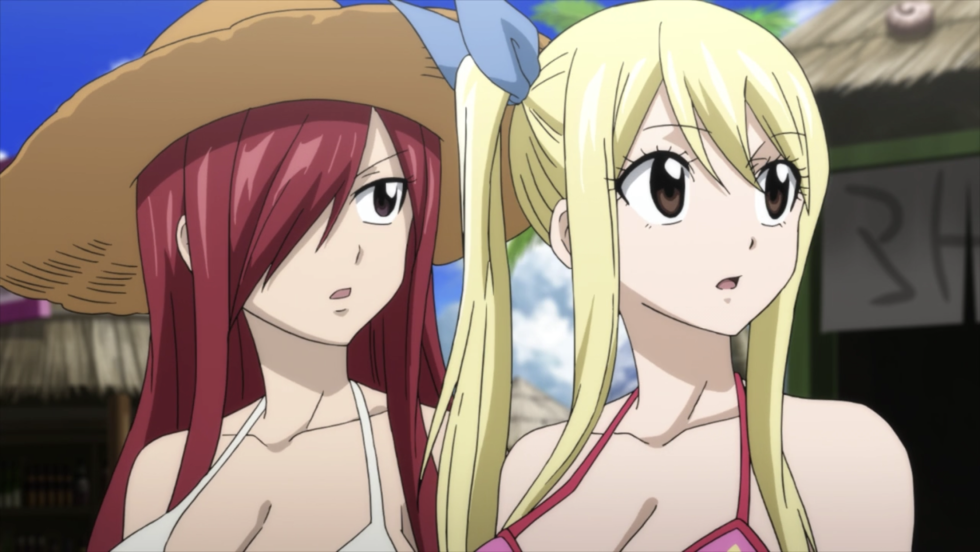 Erza and Lucy