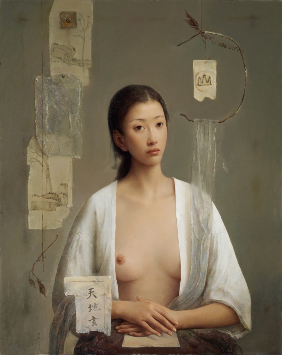 Girls in the lake bathed 16+