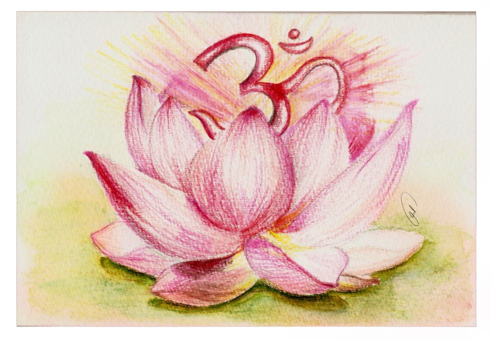 Magnolia branch painting