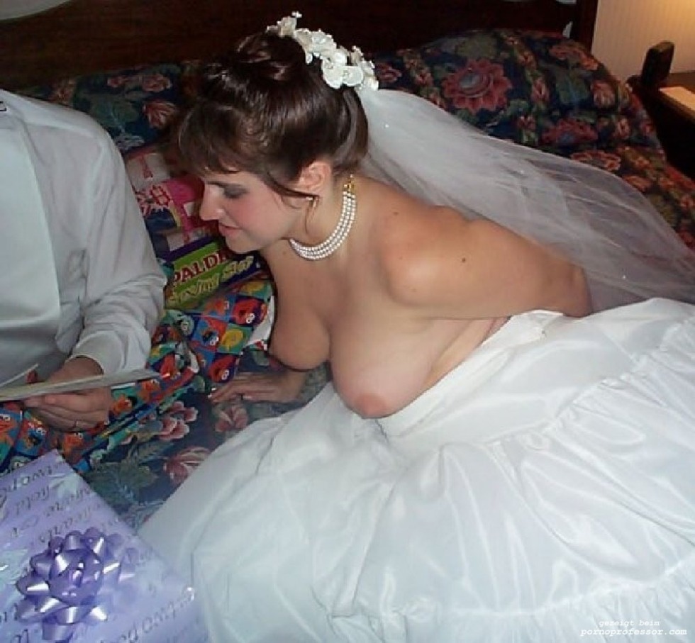 Naked brides at the wedding private