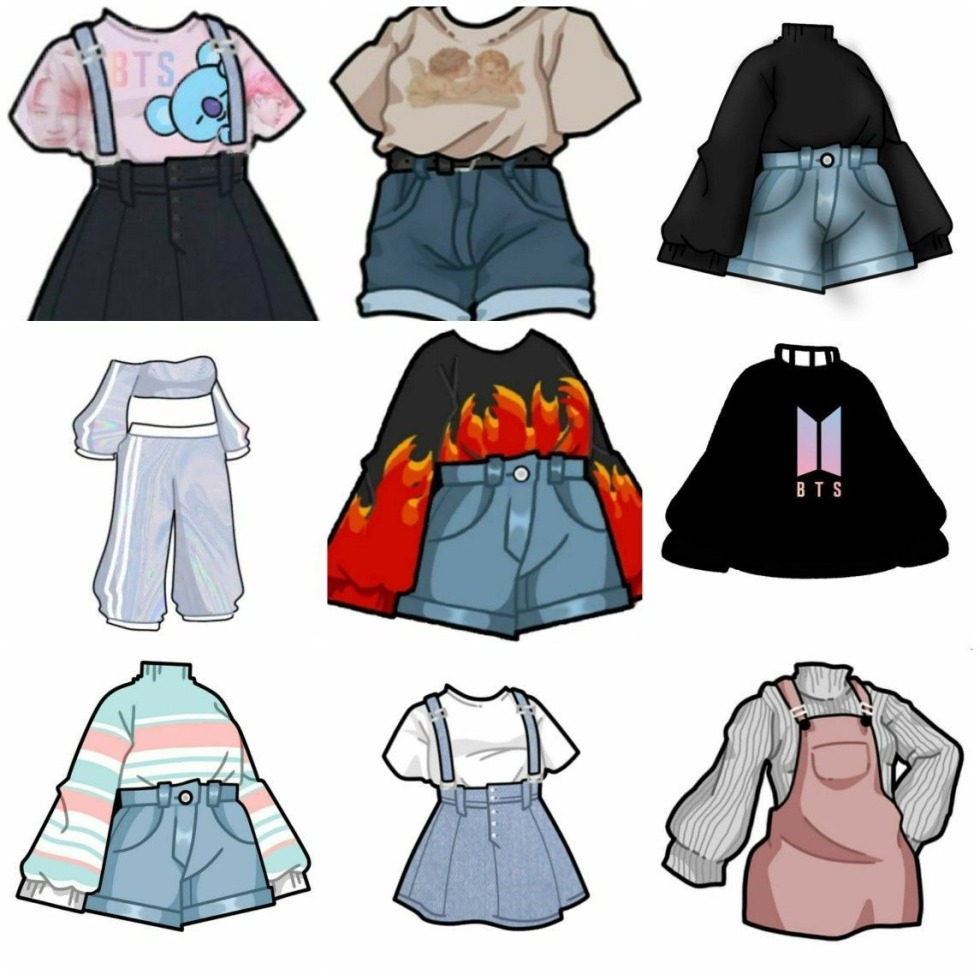 Anime clothing Gacha Life