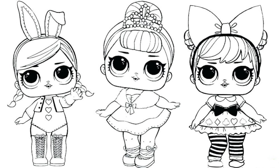 Coloring lol 2 dolls