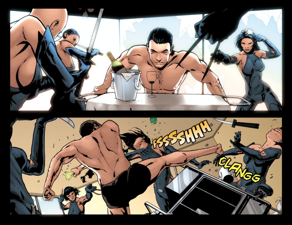 Bruce Wayne Comic training