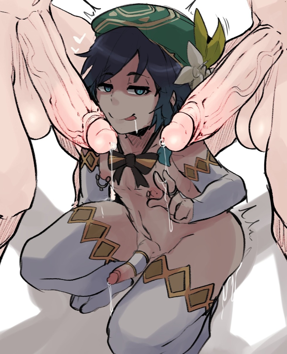 Yaoi hentai Genshin Venta Fembo