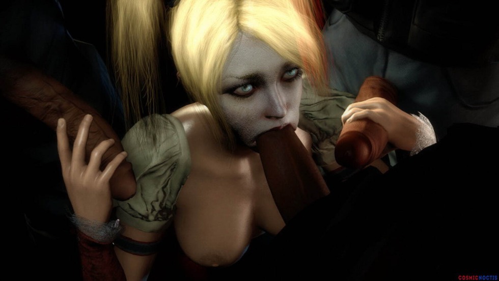 Naked Harley Quinn from Batman Arkham Knight