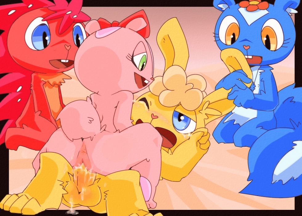 Happy Three Frends Lammy Sex