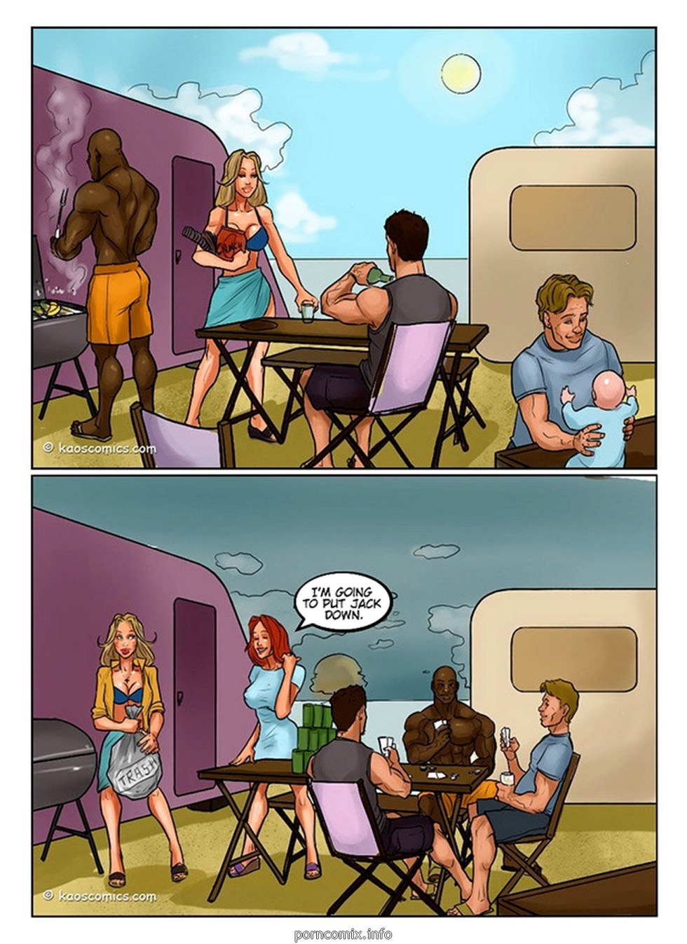 Interracial comics Kaos