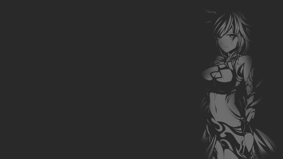 Black wallpapers of anime