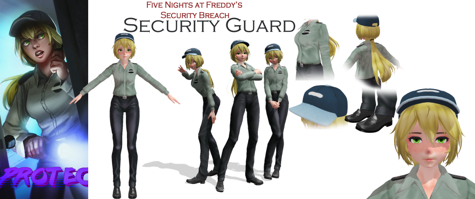 Vanessa fnaf 9 security guard