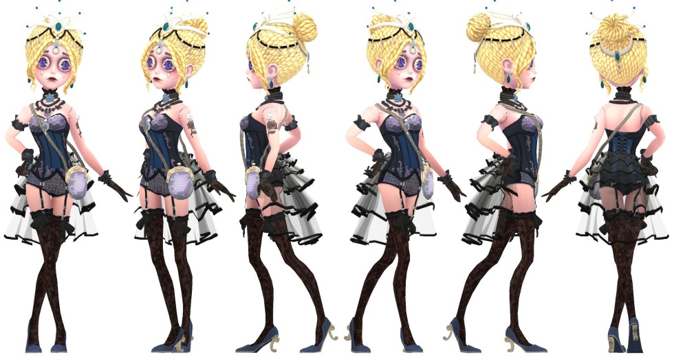 The dancer is identical 5