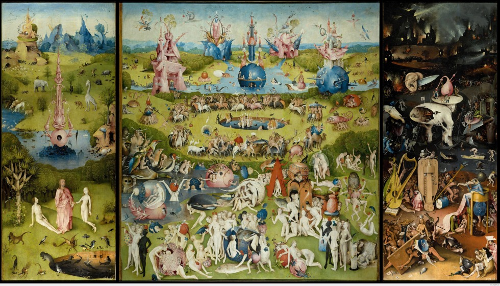 Boskh triptych Garden of earthly pleasures paradise
